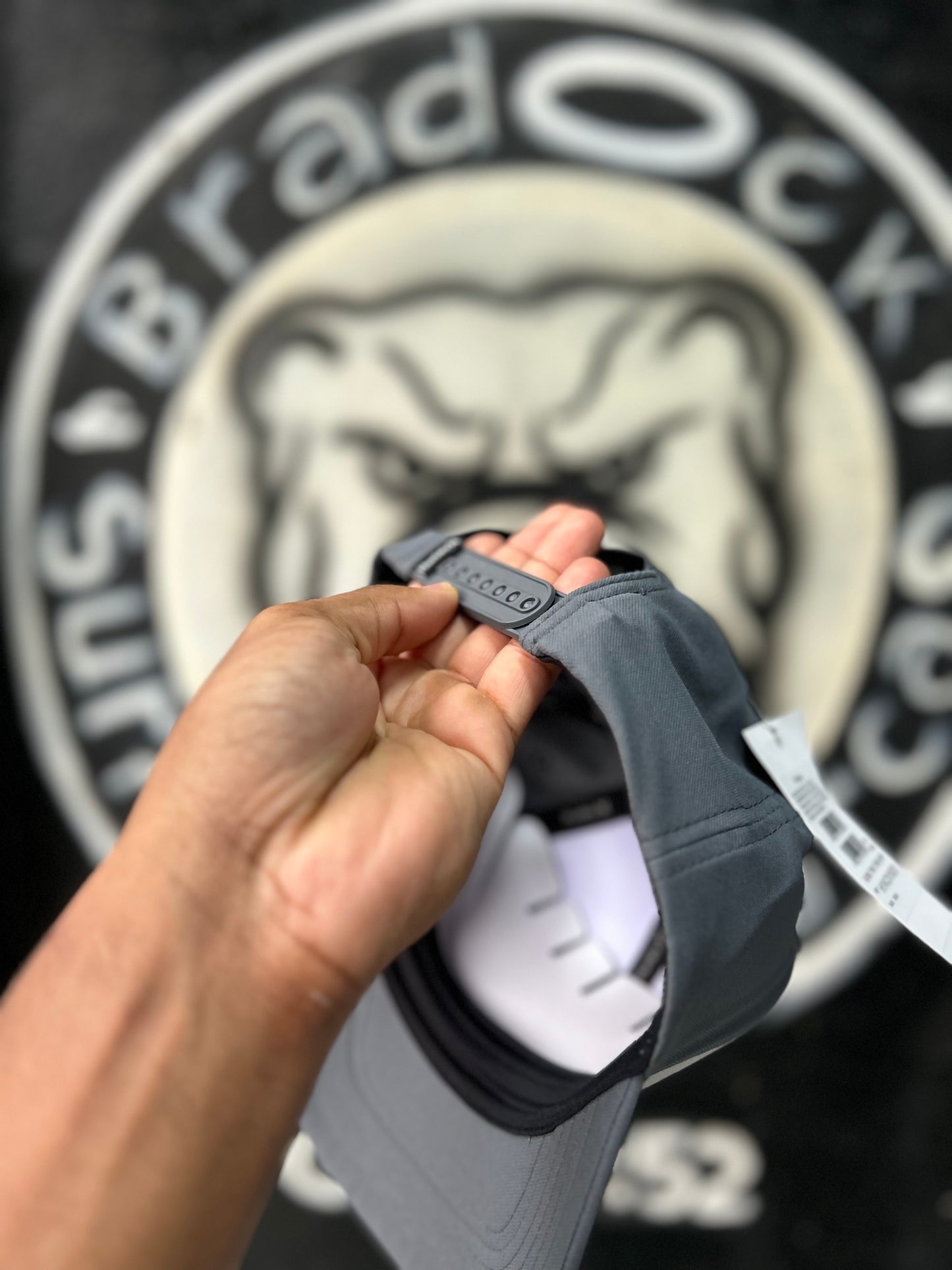 Bone Hurley Aba Curva Two Tone -Cinza