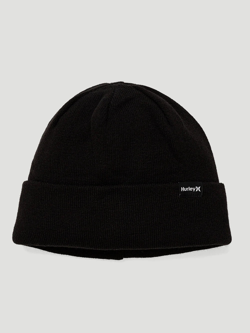 Gorro Preto Com Dobra Hurley Label