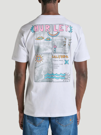 Camiseta Hurley Branca Draw