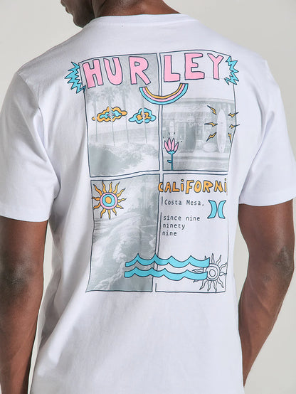 Camiseta Hurley Branca Draw