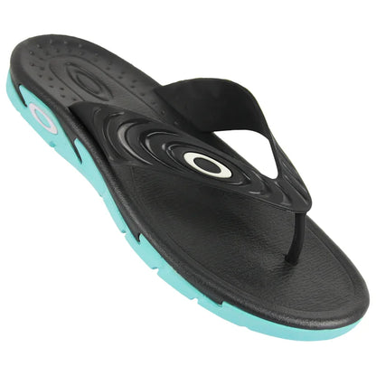 Chinelo Oakley crowd Black Turquesa