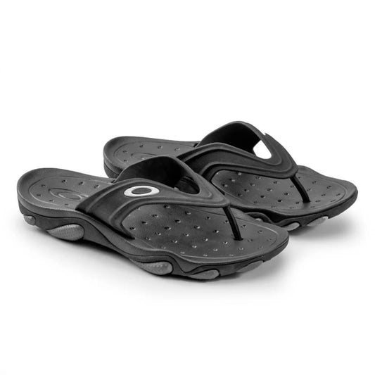Sandália Oakley Masculina Casual Titan - Preto+Cinza