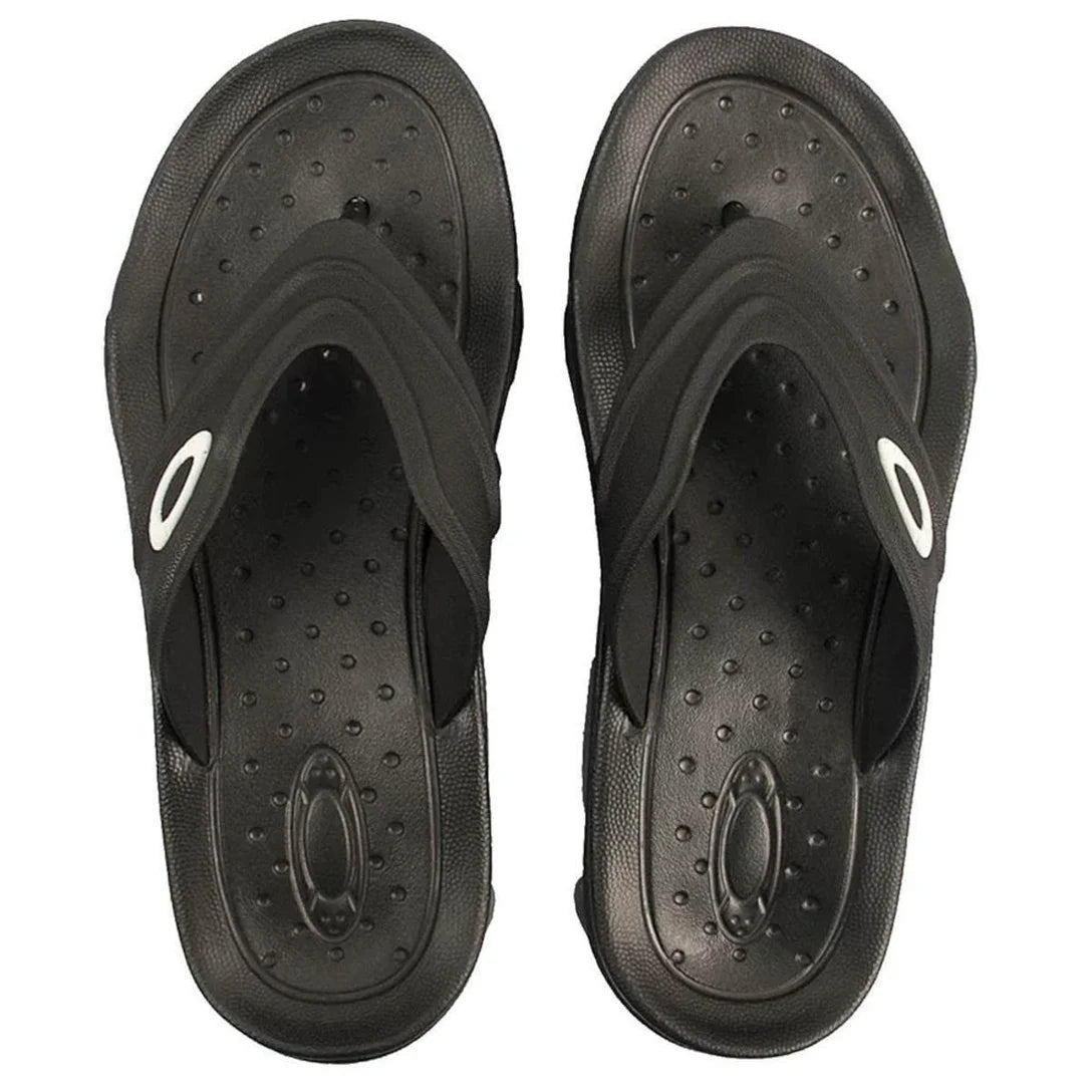 Sandália Oakley Masculina Casual Titan - Preto+Cinza